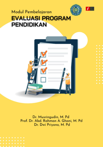 Sampul buku Modul Pembelajaran: Evaluasi Program Pendidikan