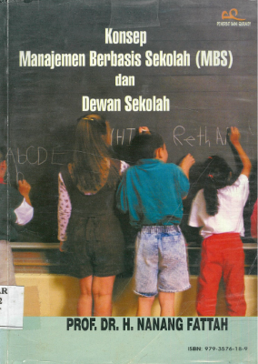 Sampul buku Konsep Manajemen Berbasis Sekolah (MBS) dan Dewan Sekolah