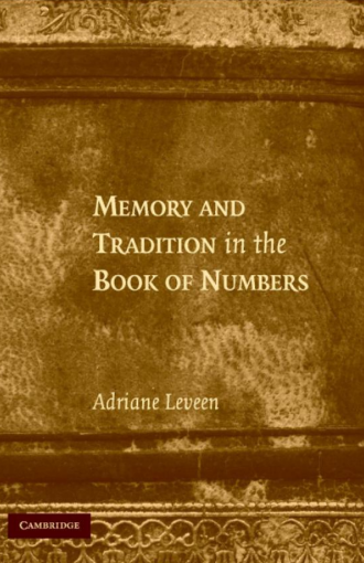 Sampul buku Memory And Tradition in the Book of Numbers