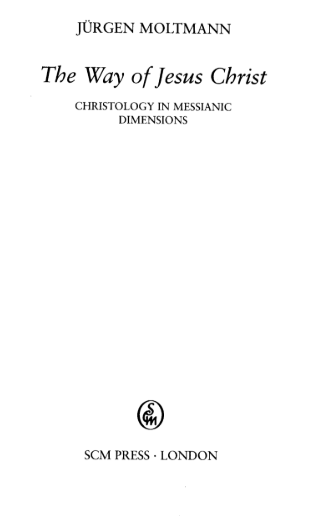 Sampul buku The Way of Jesus Christ: Christology in Messianic Dimensions