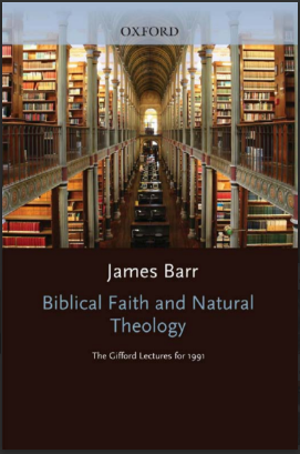 Sampul buku Biblical Faith and Natural Theology